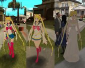 Usagi Tsukino and Sailor Moon
